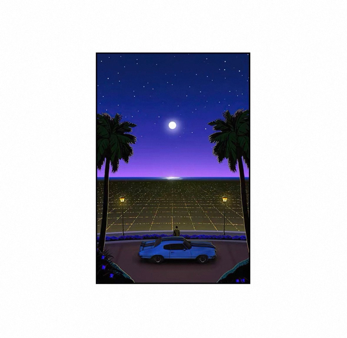 50x70cm TABLEAU STYLE GTA