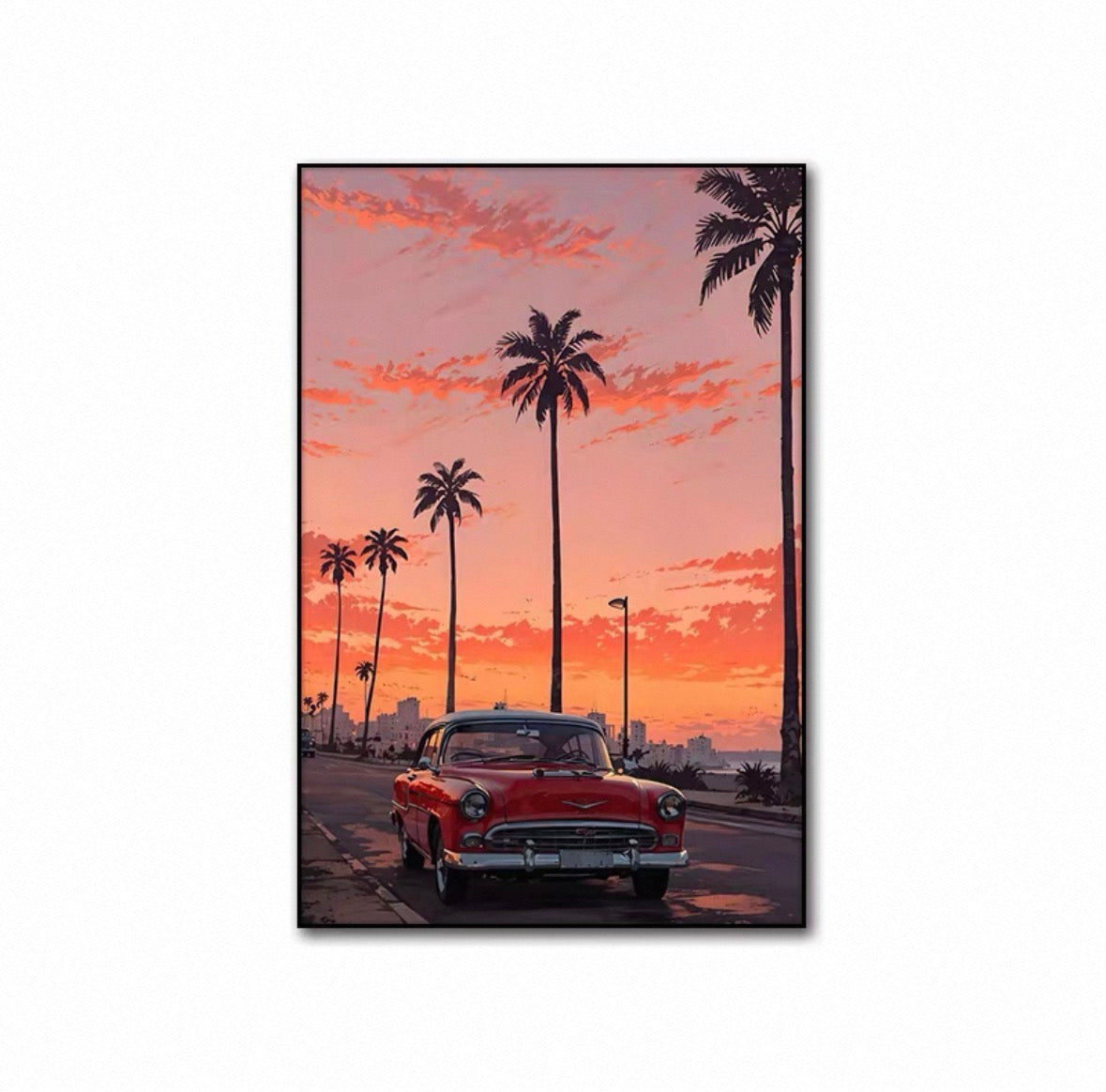 50x70cm TABLEAU STYLE GTA