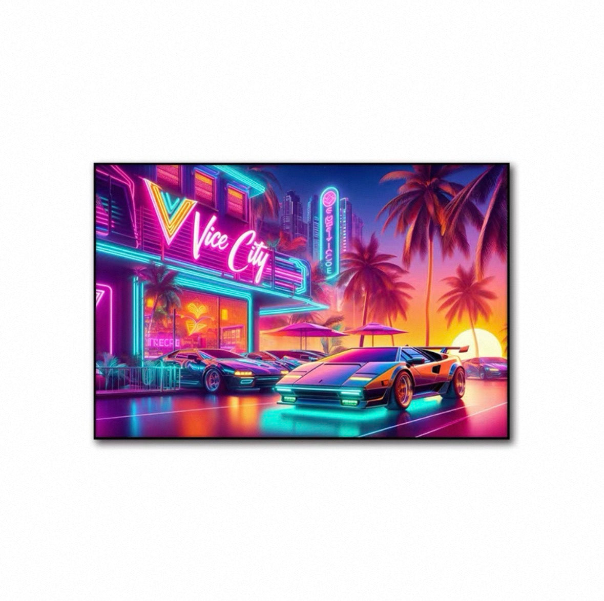 70x50cm TABLEAU STYLE GTA